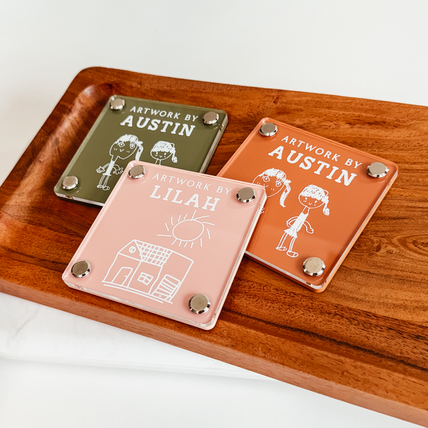 Kid's Artwork Acrylic Magnet