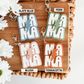 3D Acrylic MAMA Lightening Bolt Keychain