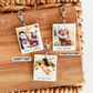 Polaroid-Inspired Custom Photo and Text Keychain