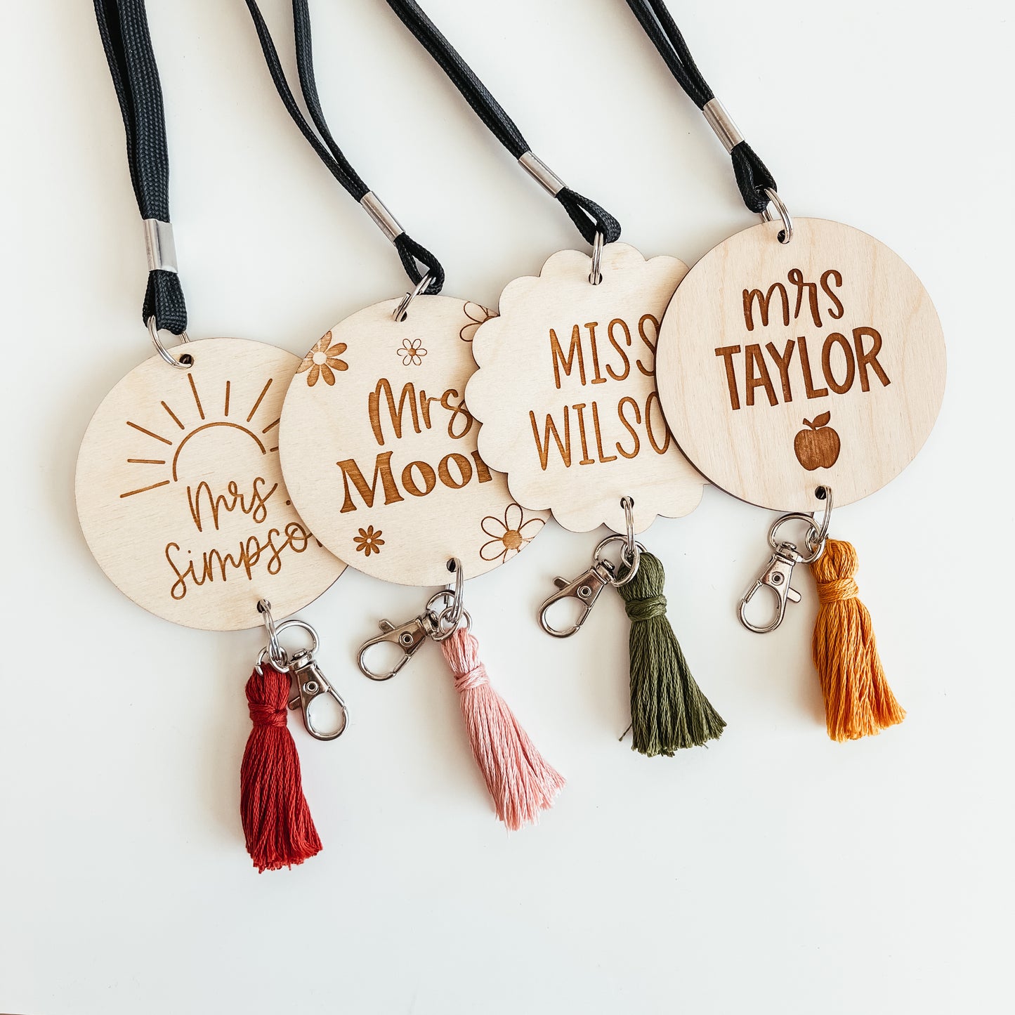 Teacher Lanyard With Tassel (Four Styles)