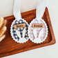 Pattern Egg With Bunny Ears Easter Basket Tag
