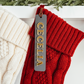Minimalist Stocking Name Tag