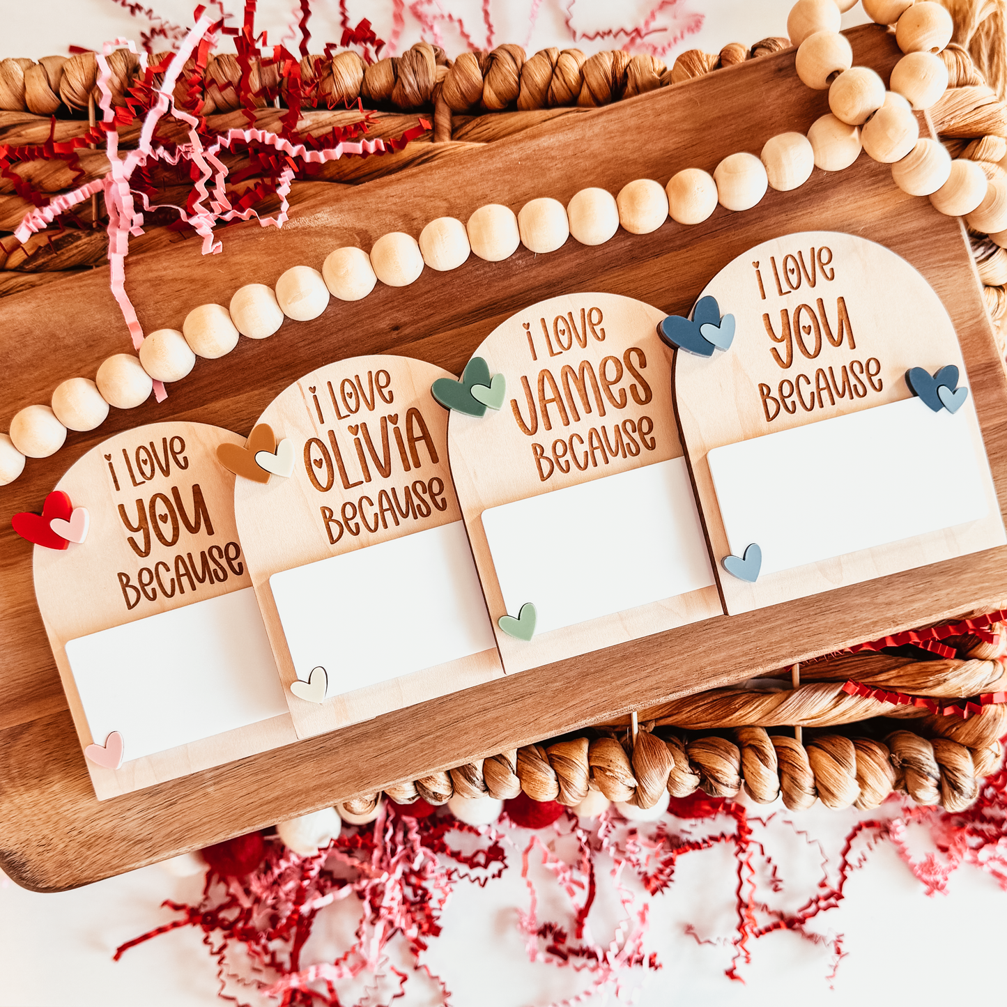 Personalized Love Note Affirmation Magnet (Dry Erase)