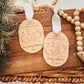 Sleep In Heavenly Peace Engraved Wooden Christmas Ornament