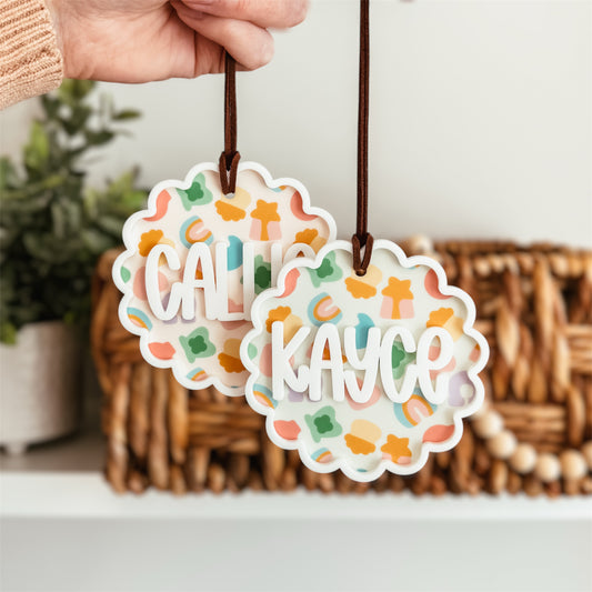 St. Patrick's Day Lucky Charm Scallop Tag