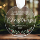 Have Yourself A Married Little Christmas Newlywed Ornament