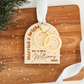 3D Newlywed Married & Bright Christmas Ornament V2