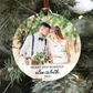 Merry and Married Photo Ornament