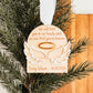 Hold You In Our Hearts Wooden Christmas Ornament