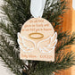 Hold You In Our Hearts Wooden Christmas Ornament