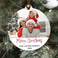 Merry Christmas Family Photo Ornament