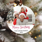 Merry Christmas Family Photo Ornament