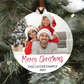 Merry Christmas Family Photo Ornament