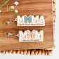 3D Bow Mom or Mama Keychain