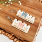 3D Bow Mom or Mama Keychain