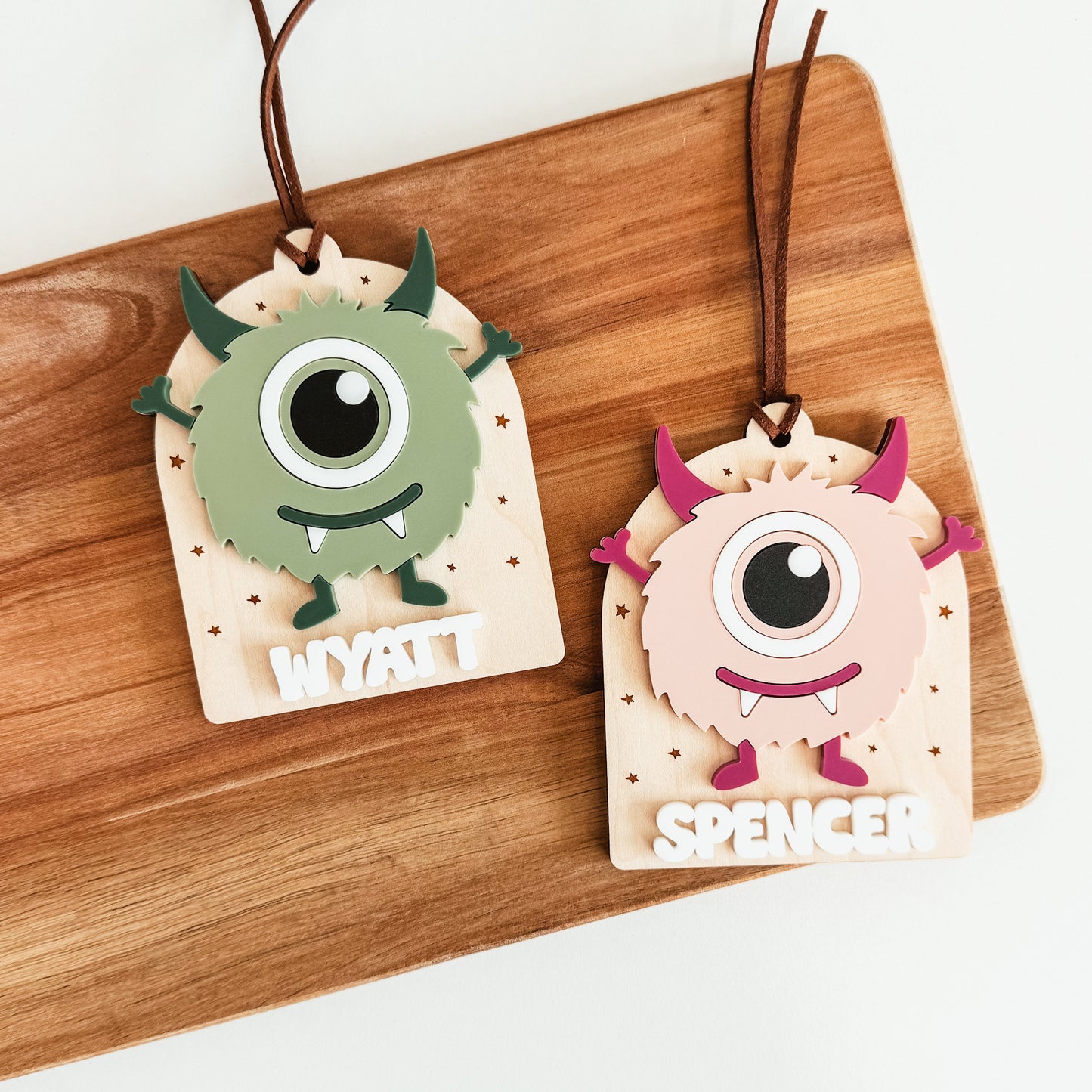 Monster Boo Basket Tag