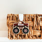 Heart Monster Truck Valentine's Day Tag