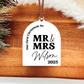 First Christmas As Mr. And Mrs. Arch Ornament