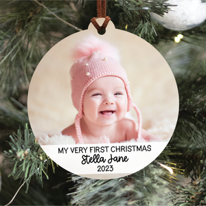 My Very First Christmas Photo Ornament