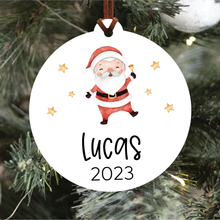 Load image into Gallery viewer, Name And Year Christmas Ornament (Choose Your Image &amp; Font)