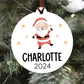 2024 Name And Year Christmas Ornament (Choose Your Image & Font)