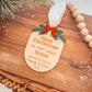 3D New Home Christmas Ornament