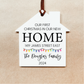 Personalized New Home Christmas Ornament | House or Round | V1 Lights