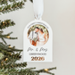 Newlywed Photo Christmas Ornament