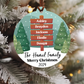 Family North Pole Sign Post Christmas Ornament