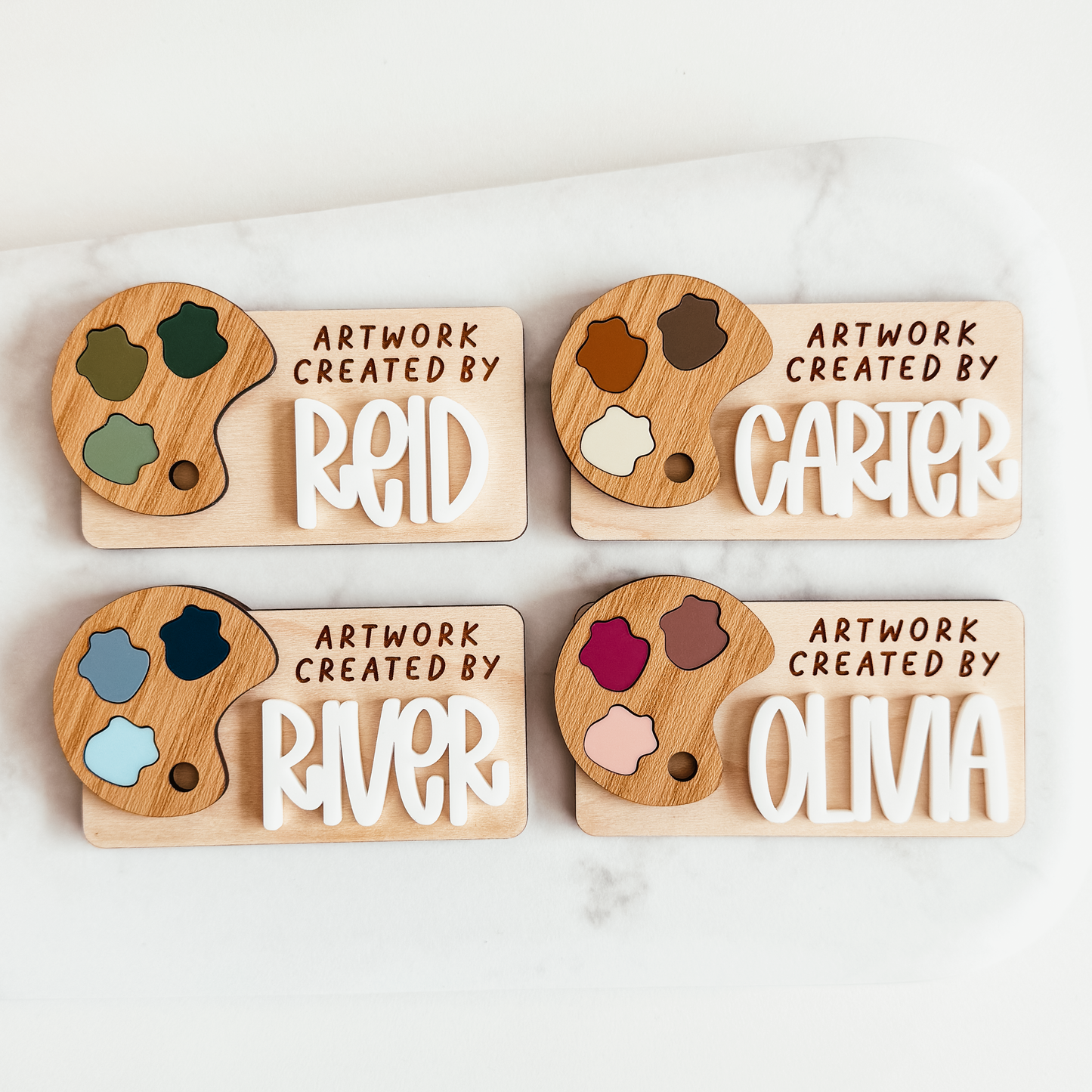 Paint Palette Look What I Made Magnet