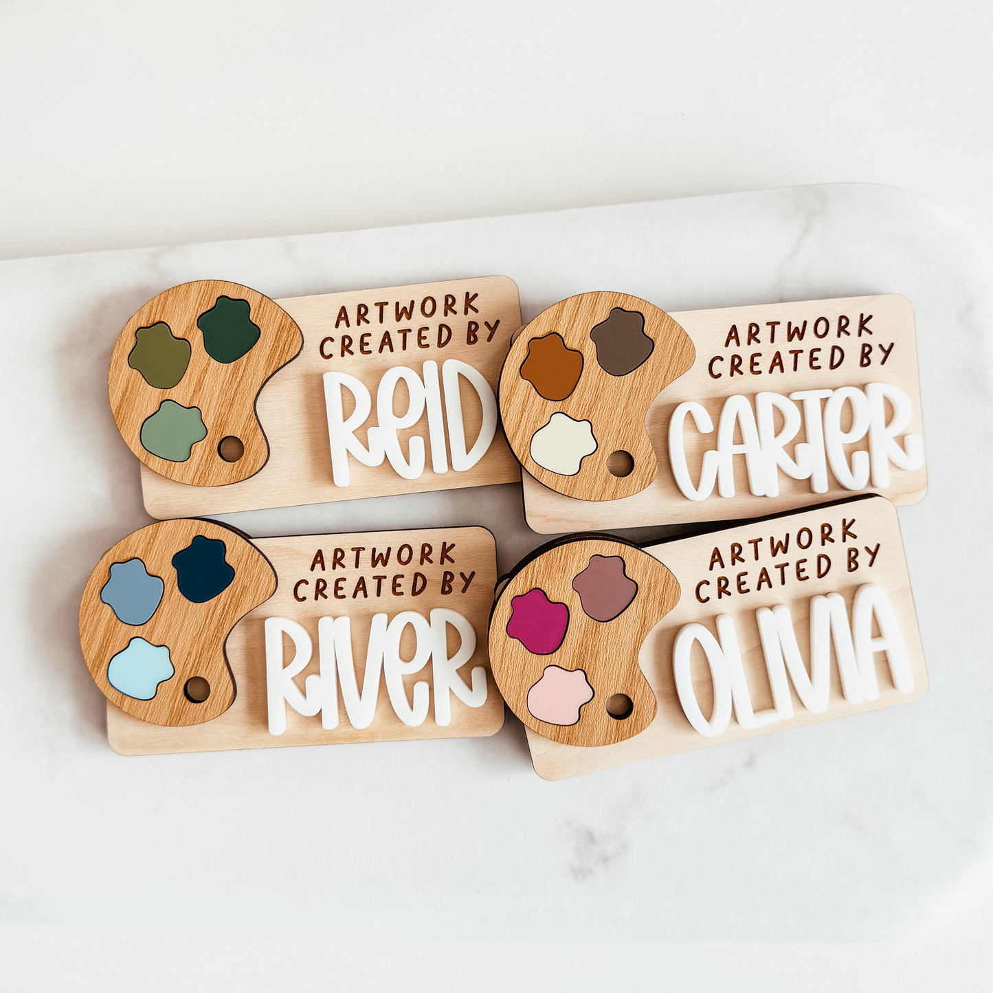 Paint Palette Look What I Made Magnet