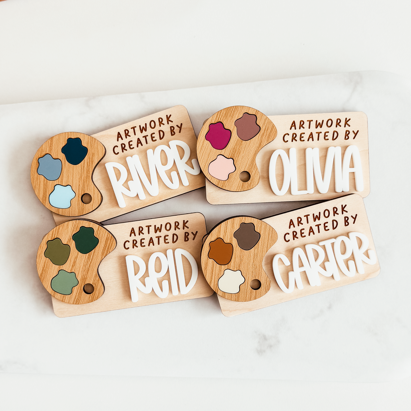 Paint Palette Look What I Made Magnet