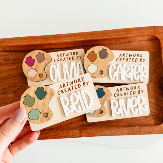 Paint Palette Look What I Made Magnet