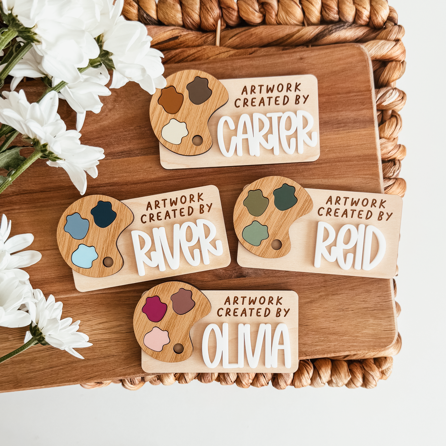 Paint Palette Look What I Made Magnet