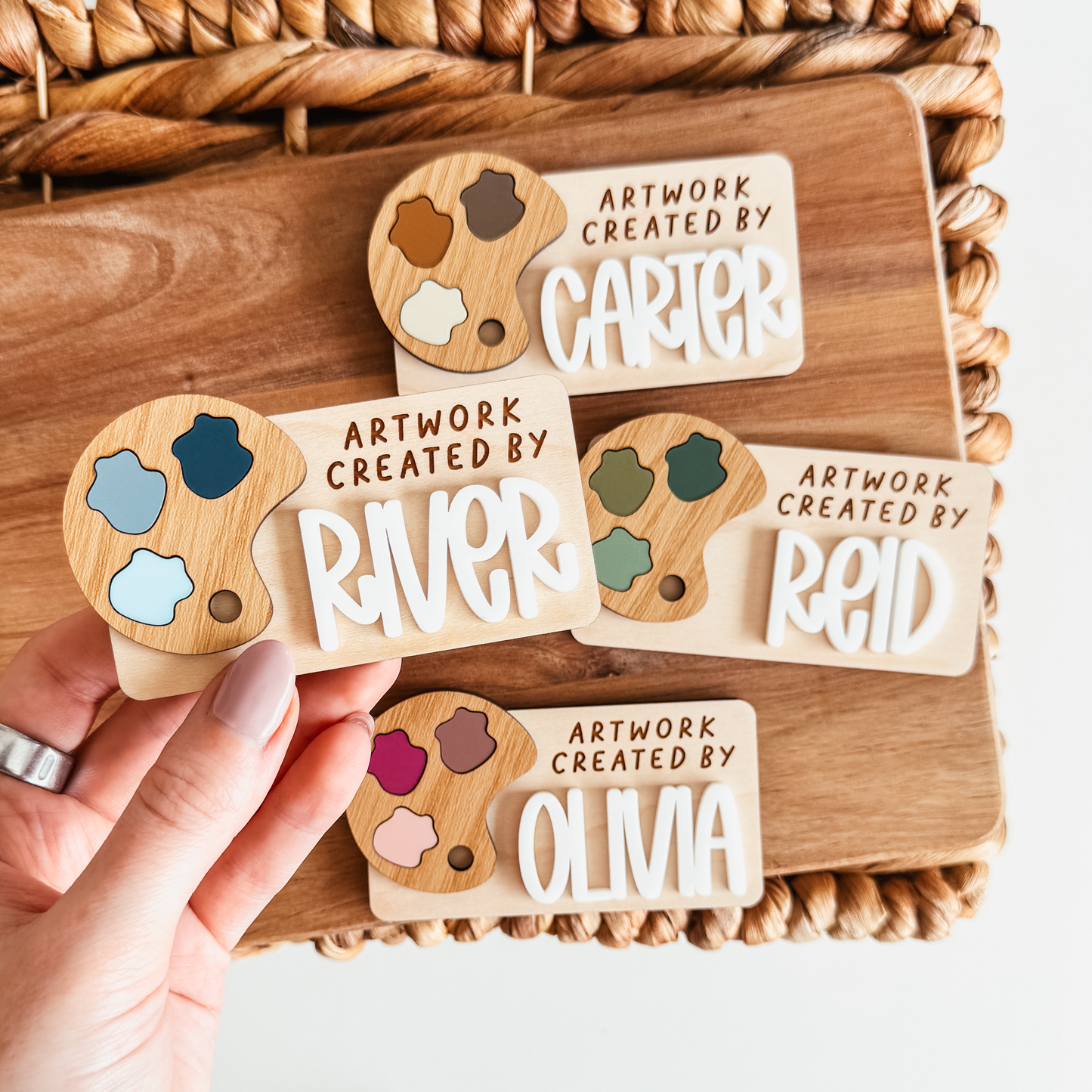 Paint Palette Look What I Made Magnet