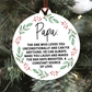 Grandpa Definition Christmas Ornament