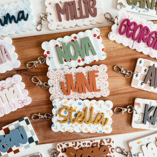 Printed 3D Bag Tag