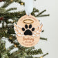 Pet Memorial Ornament | 3D Angel Wings