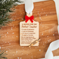 Teacher Recipe Christmas Ornament