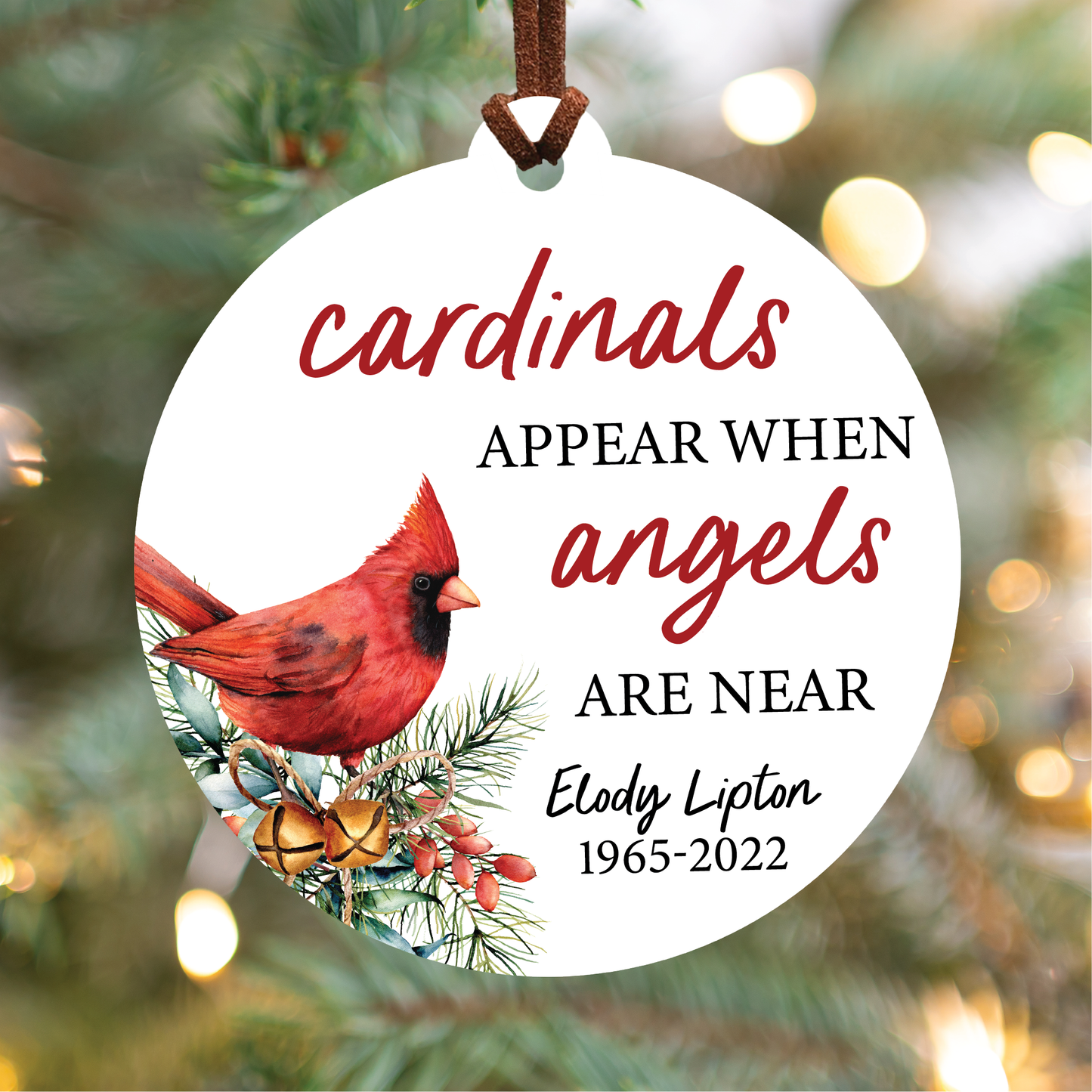 Red Cardinal Christmas Ornament