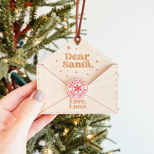 Load image into Gallery viewer, Santa Letter Wooden Christmas Ornament