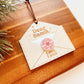 Santa Letter Wooden Christmas Ornament