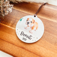 Load image into Gallery viewer, Pet Portrait Ornament (Wood or Acrylic)