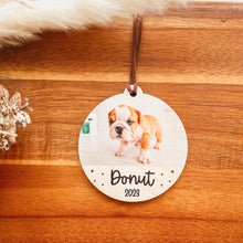Load image into Gallery viewer, Pet Portrait Ornament (Wood or Acrylic)