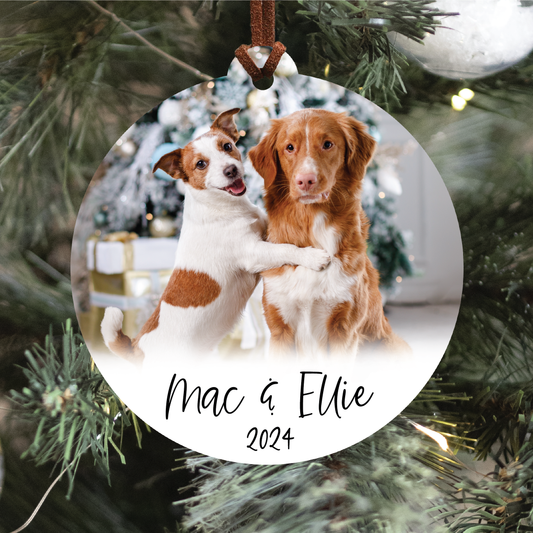 Pet Portrait Ornament