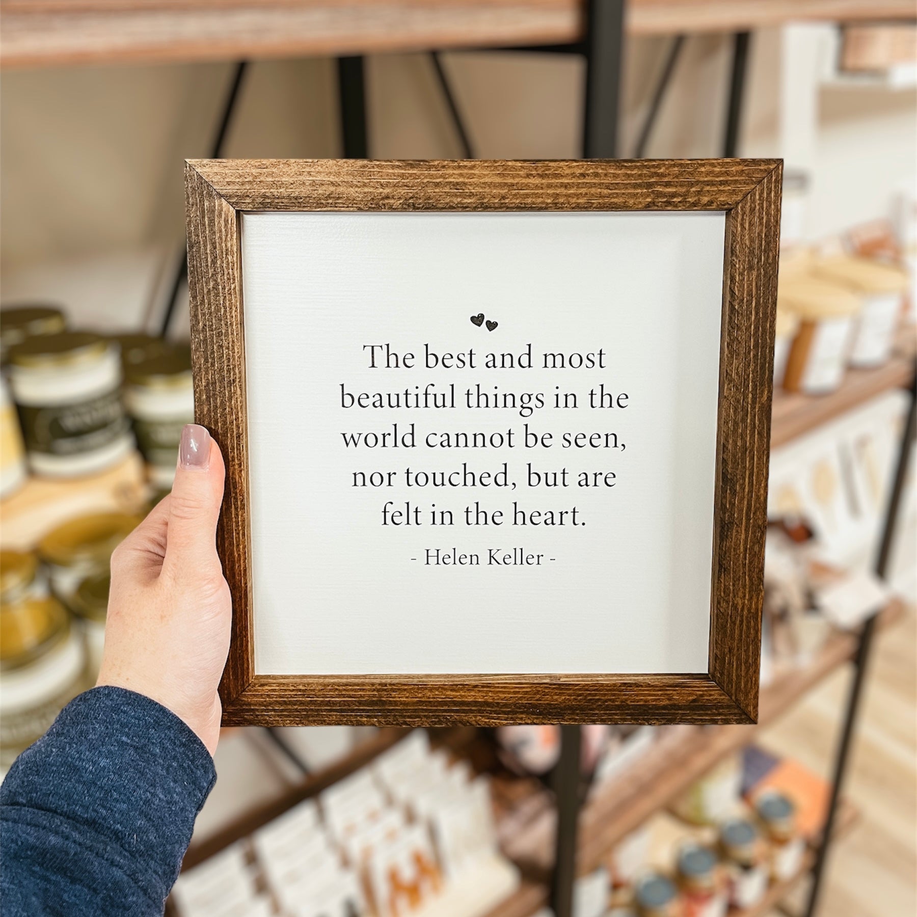 Helen Sign Helen Keller Quote Sign – Knotty Design Co.