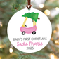 Baby's First Christmas Ornament | Pink Car