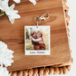 Polaroid-Inspired Custom Photo and Text Keychain