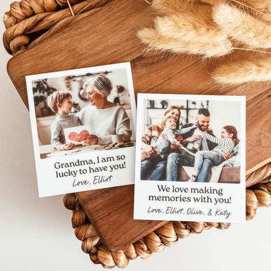 Polaroid Inspired Photo Magnet