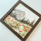 Watercolour Poppies Framed Sign